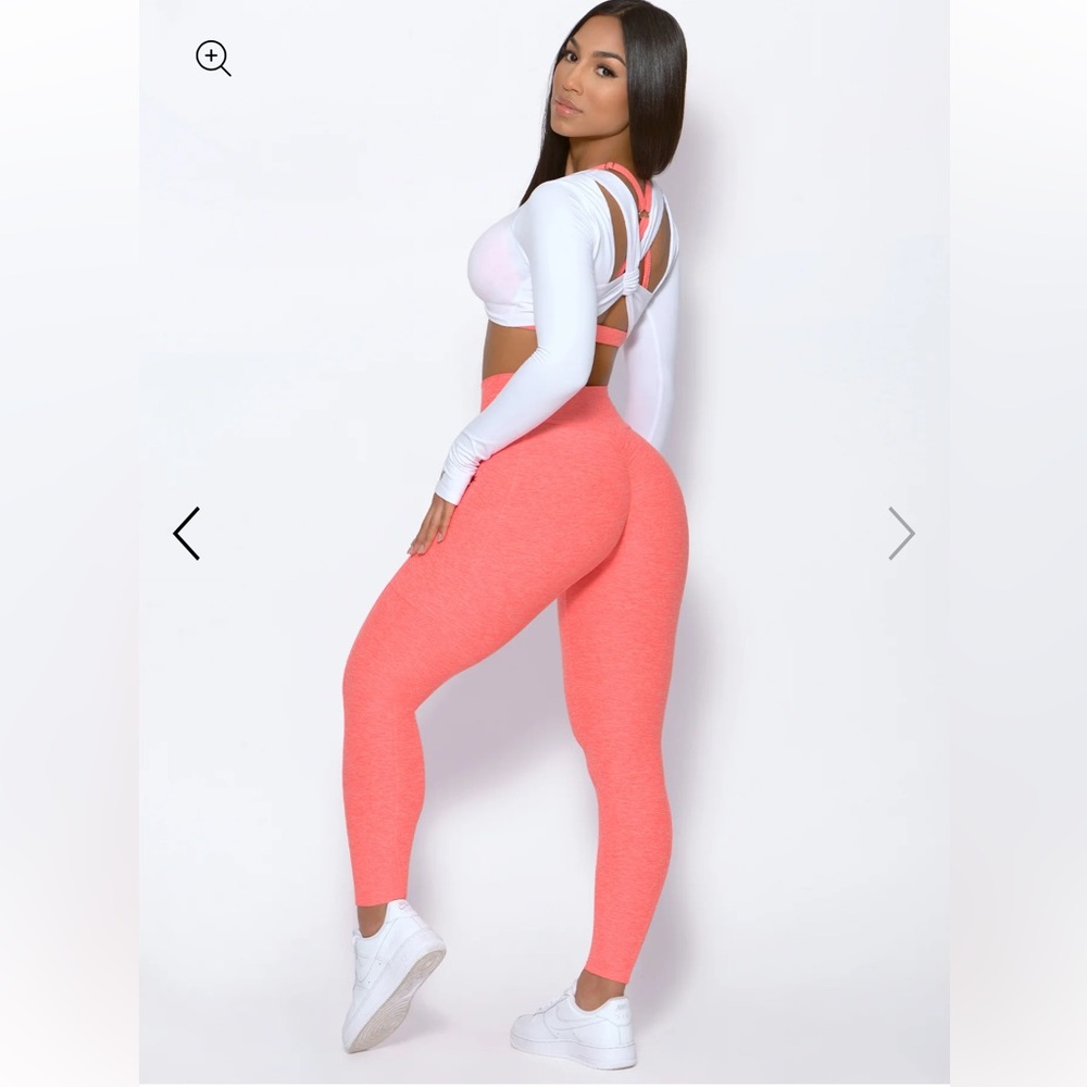 Bombshell Sportswear Curves Leggings, XS in Coral